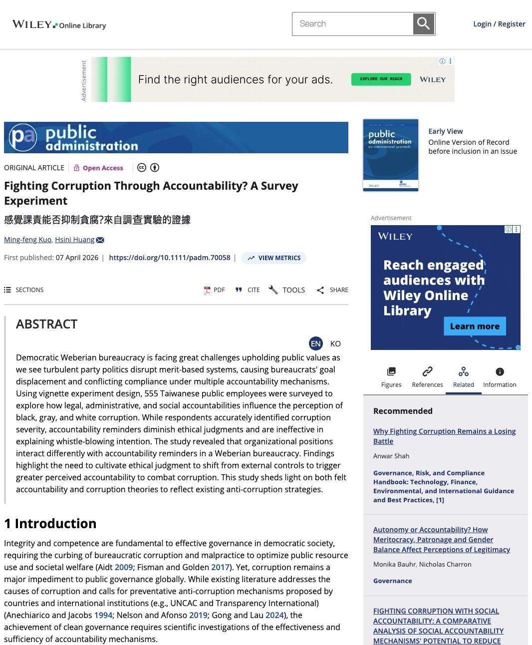 Helen K. Liu, MuhChyun Tang, Antoine Serge J. Collard